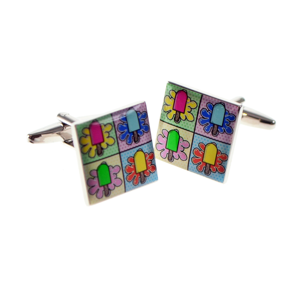 Pop Art Style Lollies Design Cufflinks | Ashton and Finch