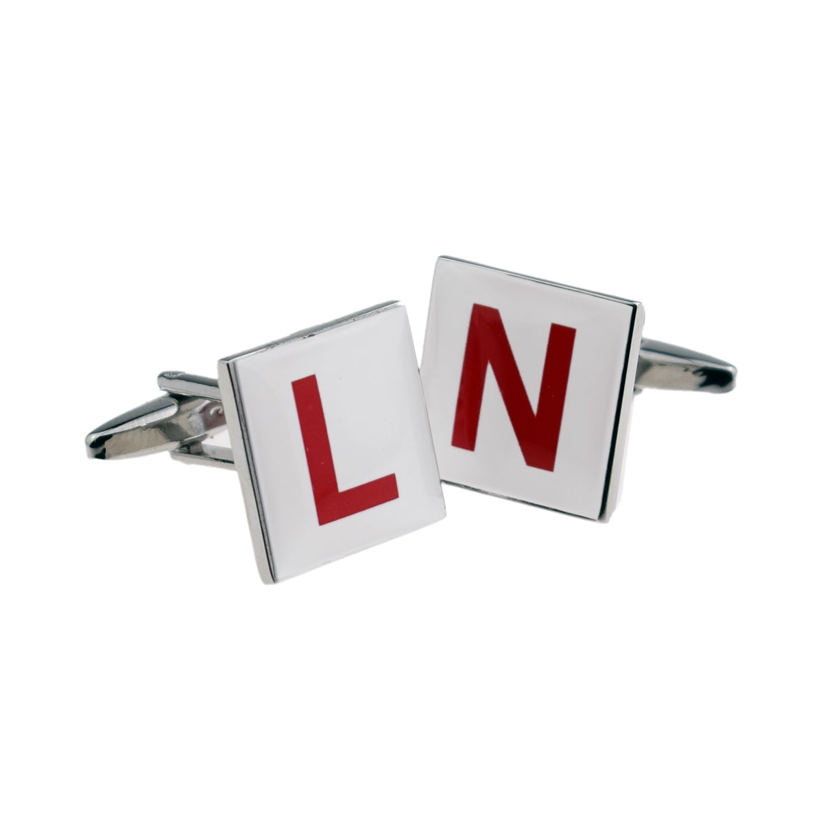 L & N Plate - Learner and Newly Passed Driver Plates Cufflinks | Ashton and Finch