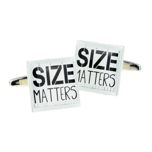 Size Matters Design Cufflinks | Ashton and Finch