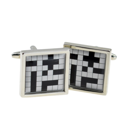 Crossword Puzzle Cufflinks | Ashton and Finch