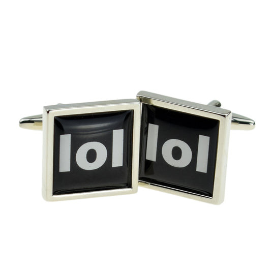 Text Speak LOL Cufflinks | Ashton and Finch