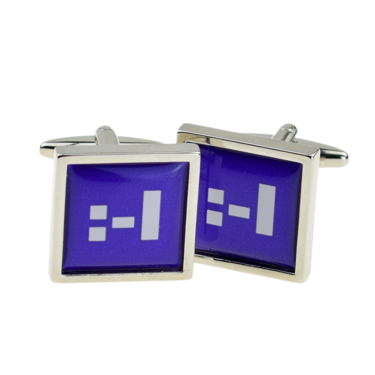 Text Speak Bemused Face Cufflinks | Ashton and Finch