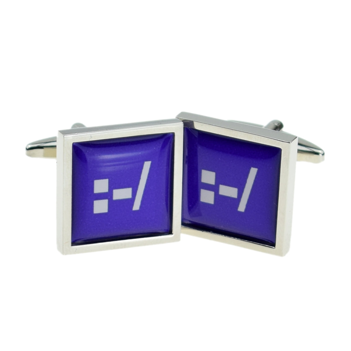 Text Speak Annoyed Face Cufflinks | Ashton and Finch