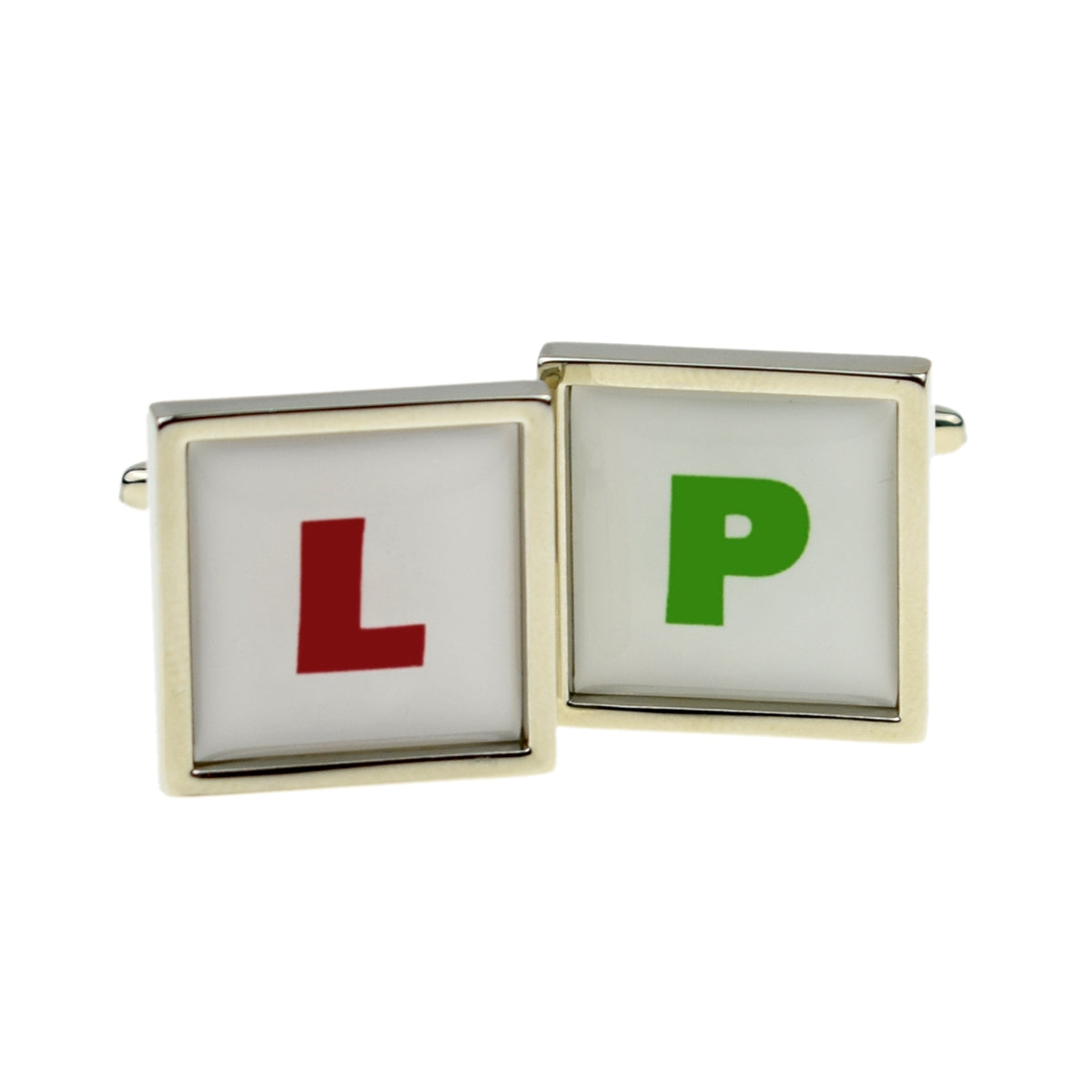 Learner L Plate and P Passed Plate Cufflinks | Ashton and Finch