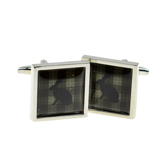 Tartan Hare Cufflnks | Ashton and Finch