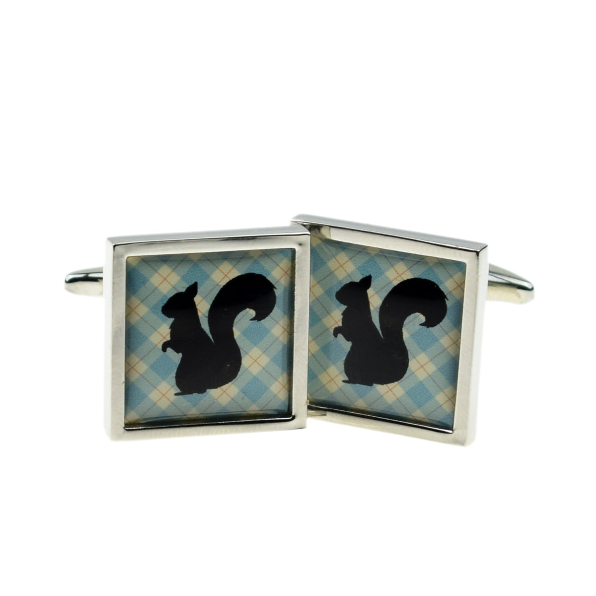 Tartan Squirrel Cufflnks | Ashton and Finch