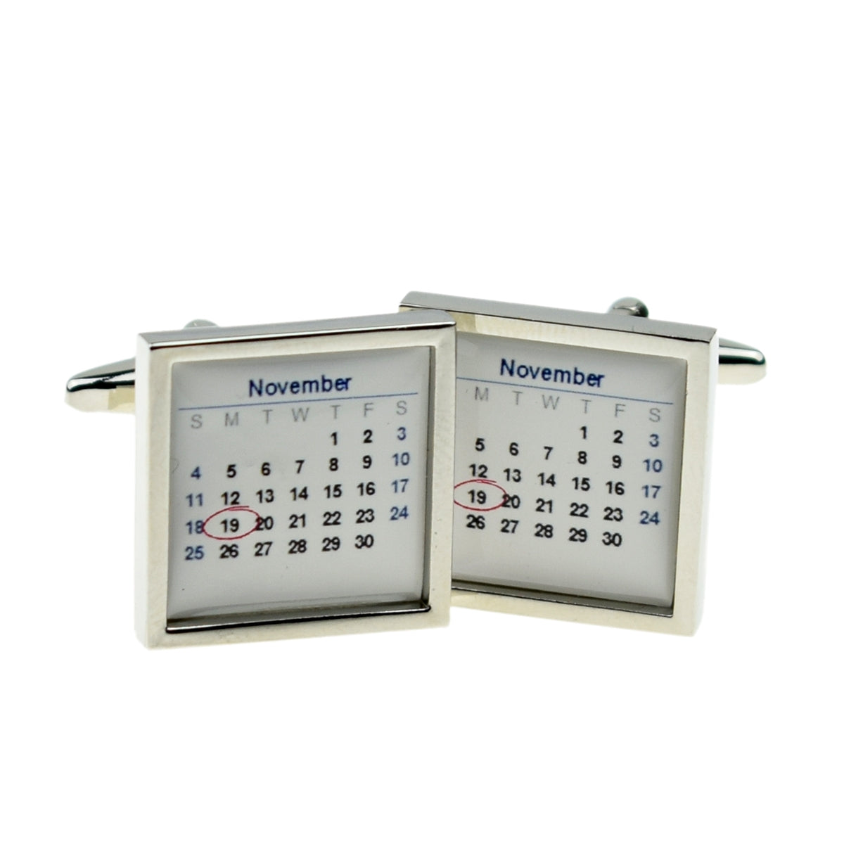 Personalised Calendar Date Cufflinks | Ashton and Finch