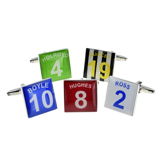 Bespoke Personalised Football Shirt Cufflinks | Ashton and Finch