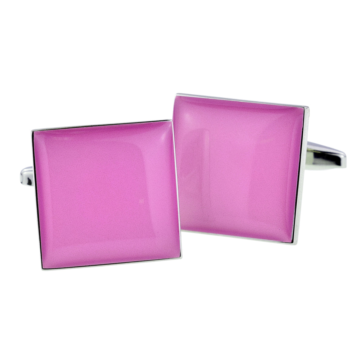Plain Lilac Square Cufflinks | Ashton and Finch