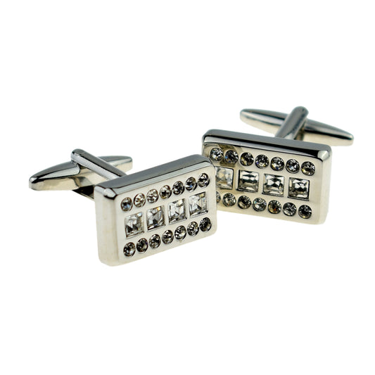 Crystals Bar Cufflinks | Ashton and Finch