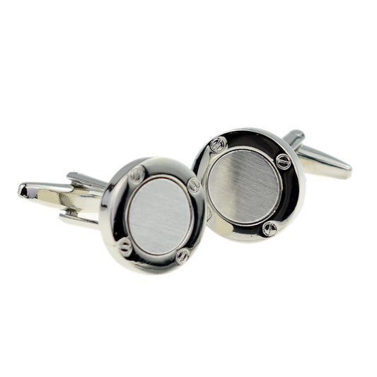 Porthole Style Cufflinks, Ship Sailing Nautical Boat Sea (engravable) | Ashton and Finch