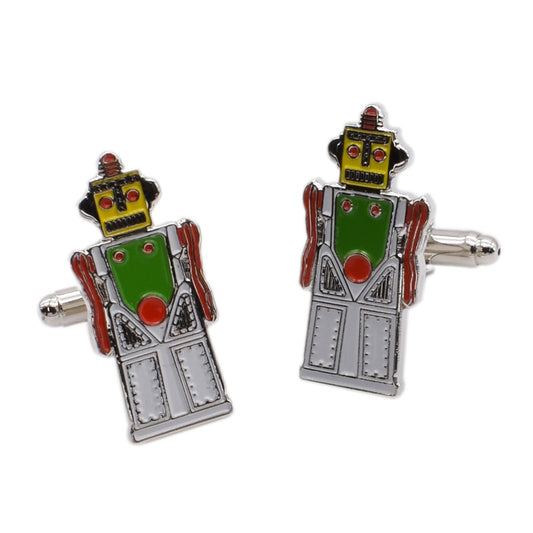 Robot Chief Cufflinks | Ashton and Finch