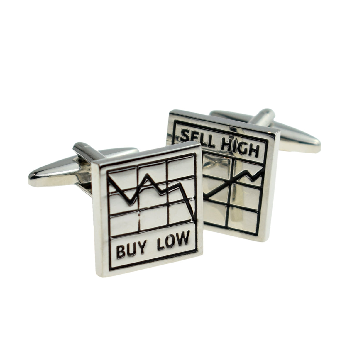 Buy Low Sell High Traders Cuflinks | Ashton and Finch