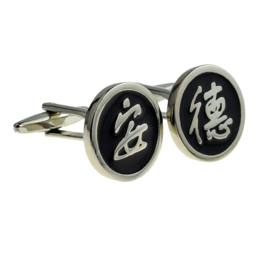 Chinese Characters Cufflinks | Ashton and Finch