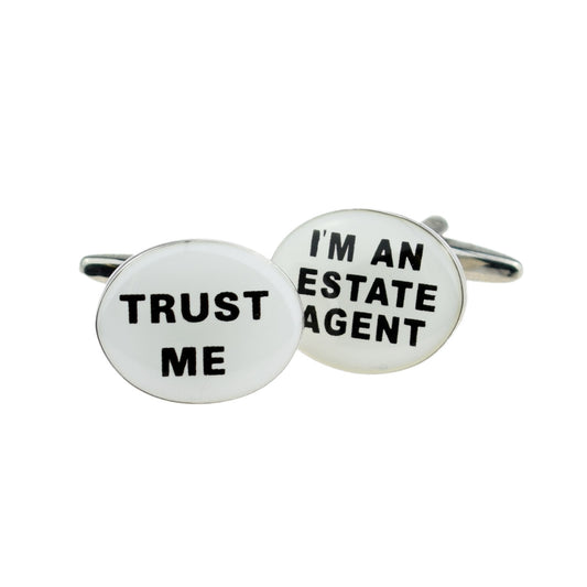 Trust Me I'm An Estate Agent Cufflinks | Ashton and Finch
