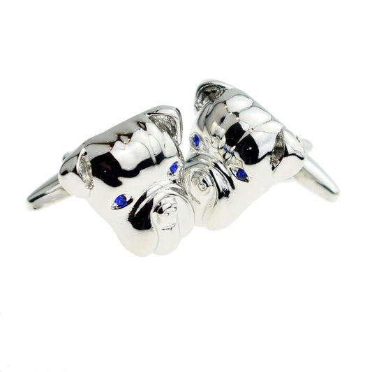 Bulldog Head Dog Pet Cufflinks | Ashton and Finch