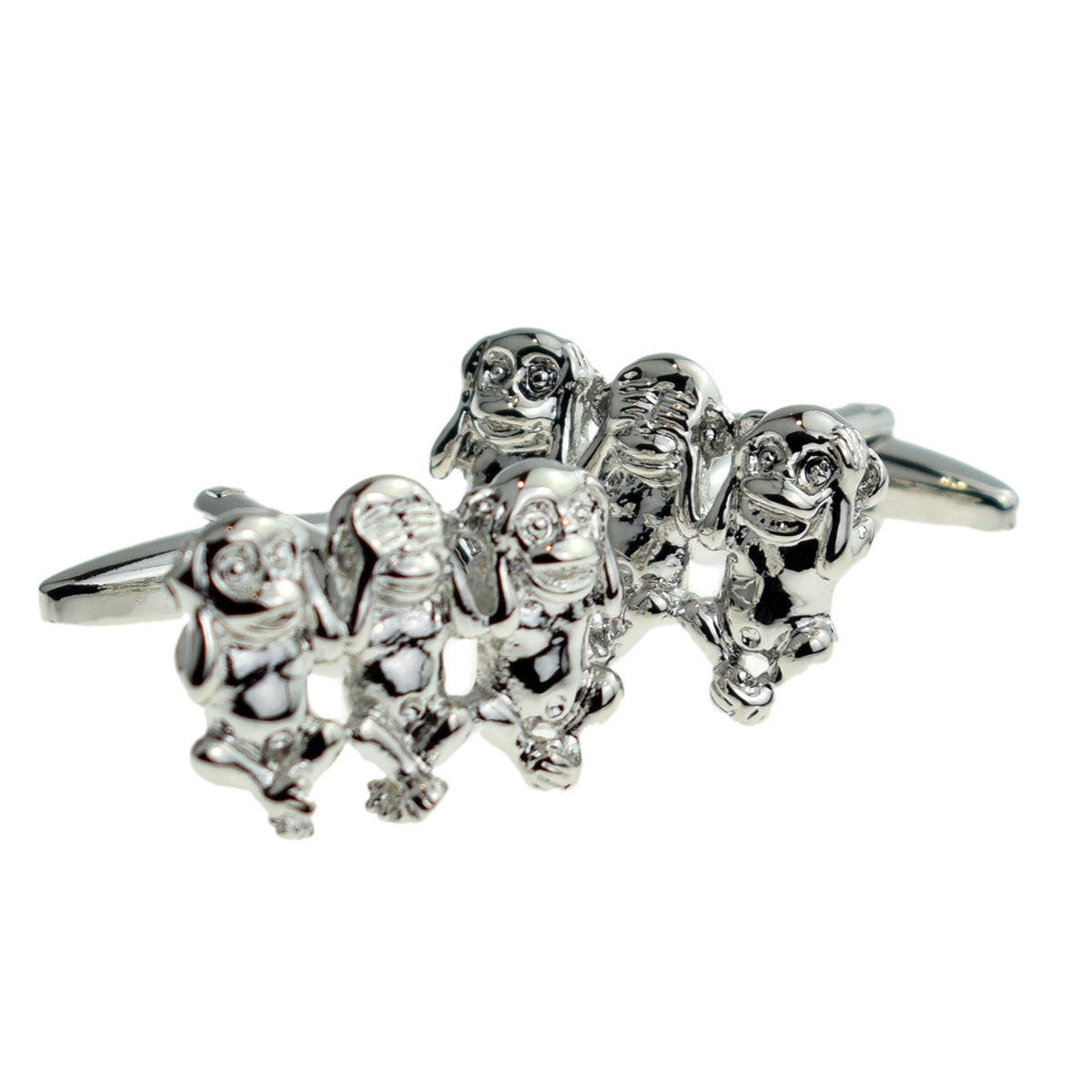 3 Wise Monkeys Cufflinks | Ashton and Finch