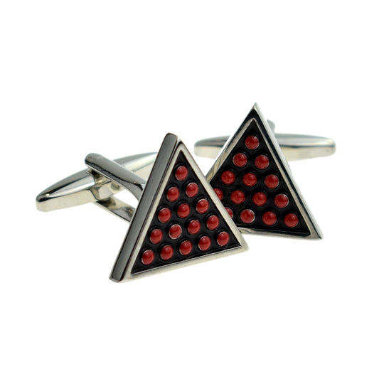 Snooker Triangle Sport Cufflinks | Ashton and Finch