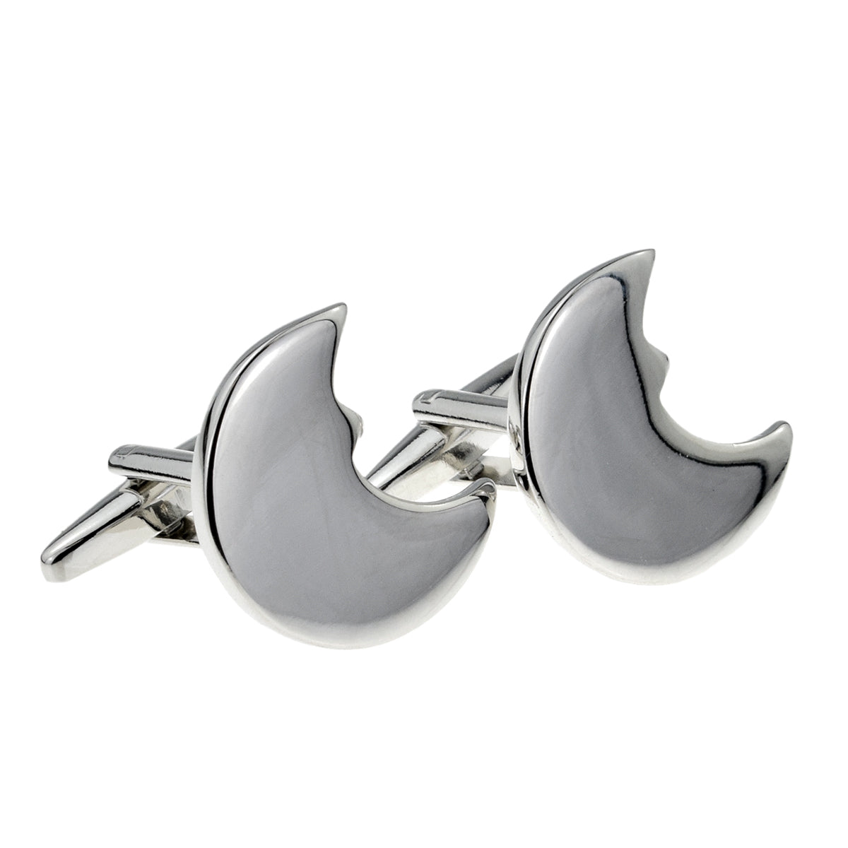 Crescent Moon Shaped Cufflinks | Ashton and Finch