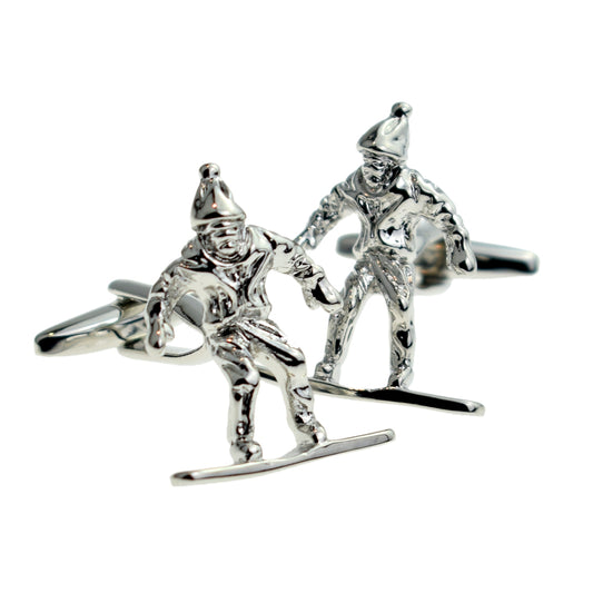 Snowboarder Skier Cufflinks | Ashton and Finch