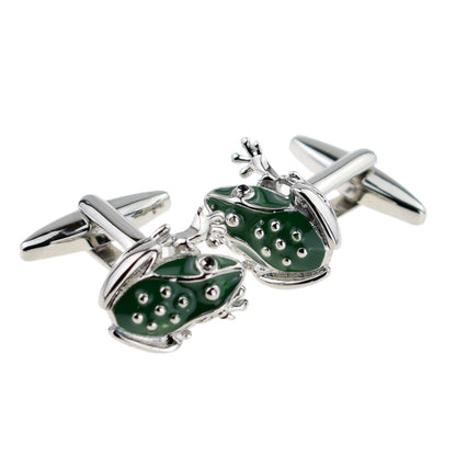 Green Frog Cufflinks | Ashton and Finch