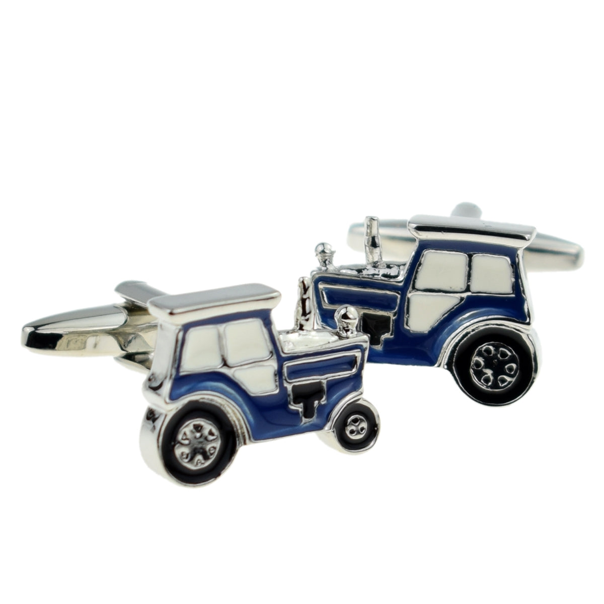 Blue Tractor Farm Cufflinks | Ashton and Finch