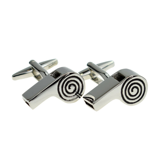 Real working Whistles, Football Rugby Referees Cufflinks | Ashton and Finch