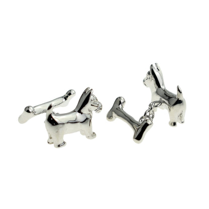 Dog & Bone Chain link Pet Cufflinks | Ashton and Finch
