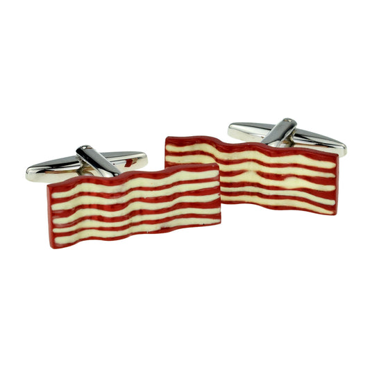 Rashers of Bacon Design Cufflinks | Ashton and Finch