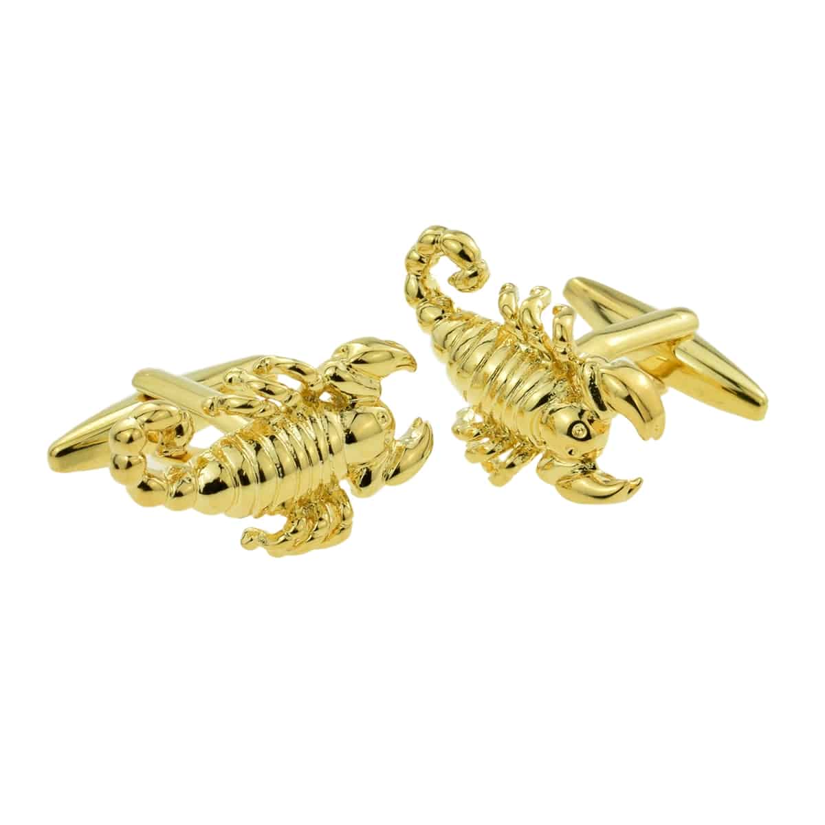 Gold Plated Scorpions Cufflinks | Ashton and Finch