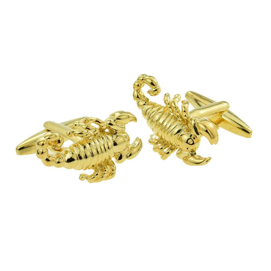 Gold Plated Scorpions Cufflinks | Ashton and Finch