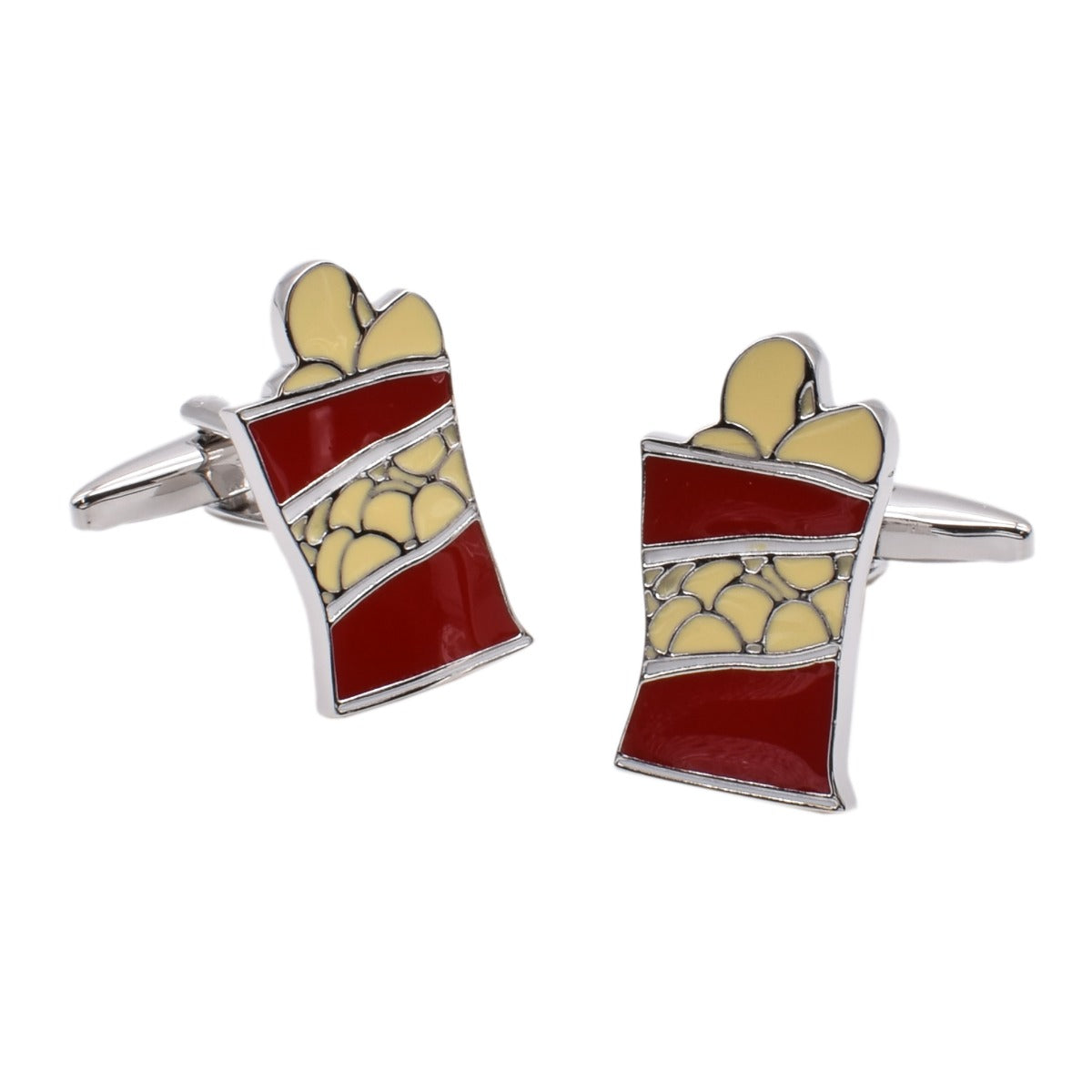 Red Crisp Packet cufflinks | Ashton and Finch