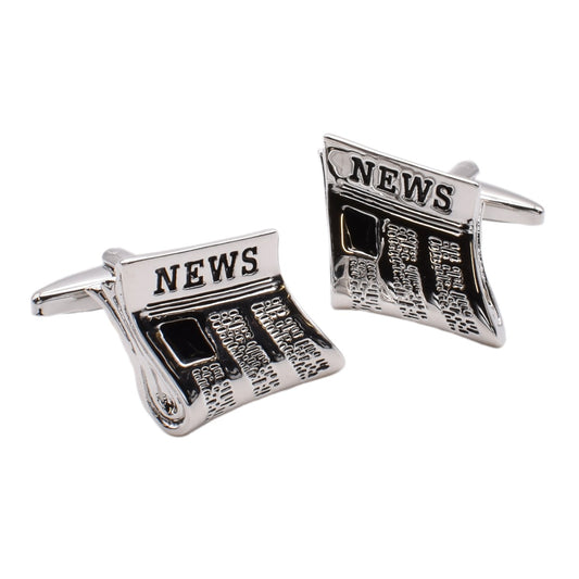 Newspaper Cufflinks | Ashton and Finch