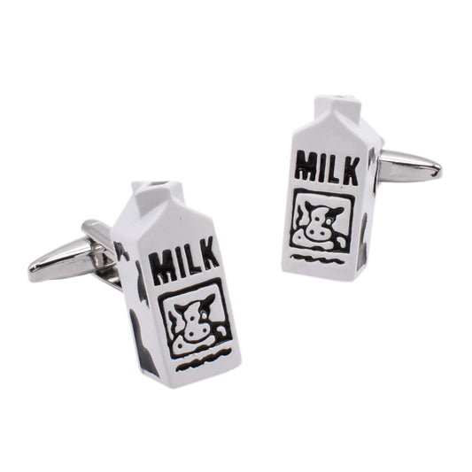 Old Fashion Milk Carton cufflinks | Ashton and Finch