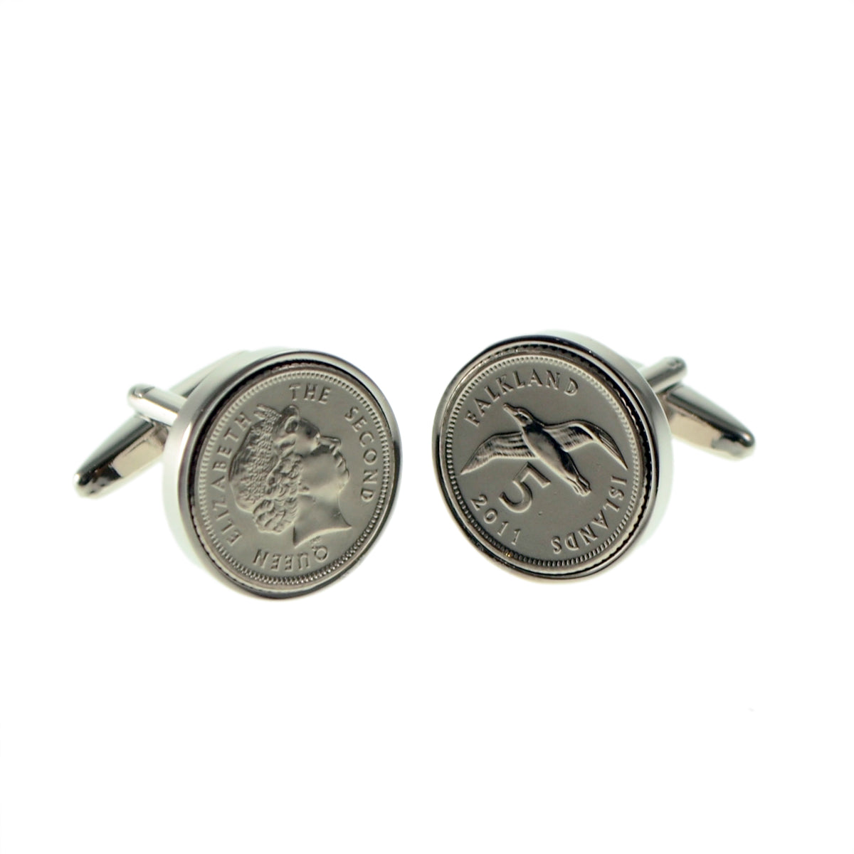 Falkland Islands 5p Piece Cufflinks | Ashton and Finch