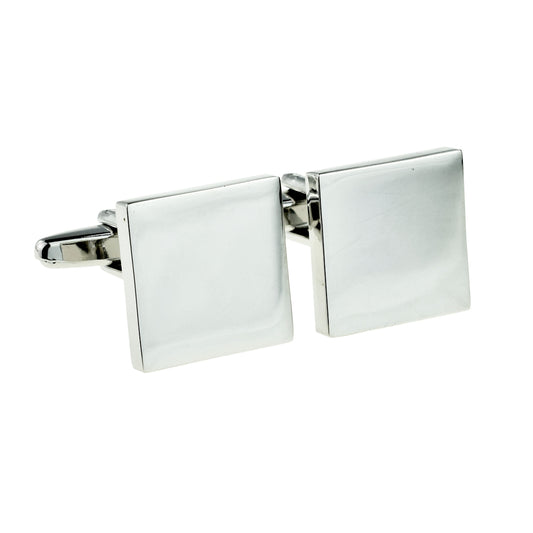 Deluxe Square Cufflinks (17 x 3mm engravable) | Ashton and Finch
