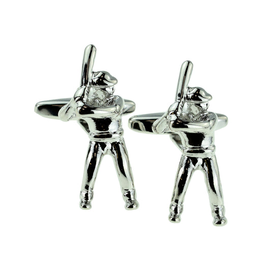 Standing Baseball Batter Sport Cufflinks | Ashton and Finch