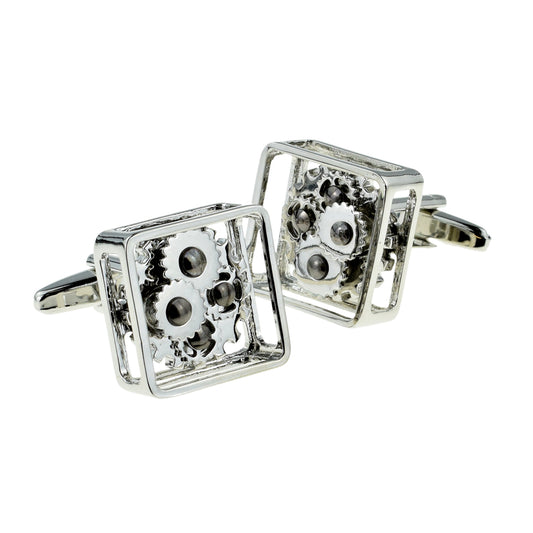 Fixed Cogs Steampunk Cufflinks | Ashton and Finch