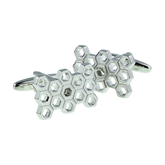 Honeycomb Bumble bee home Cufflinks | Ashton and Finch