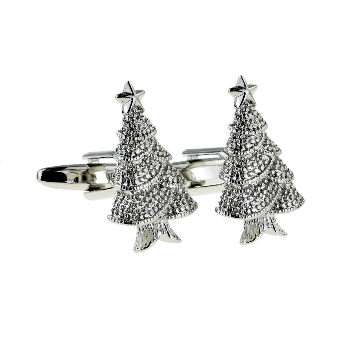 Decorated Christmas Tree Cufflinks | Ashton and Finch