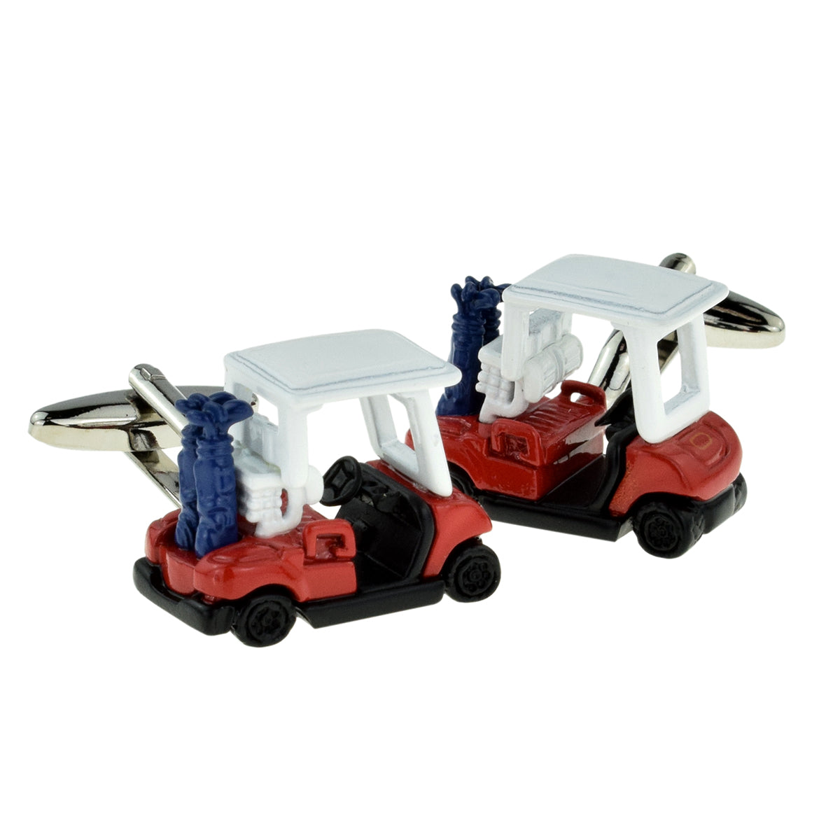 Coloured Golf Cart Cufflinks | Ashton and Finch