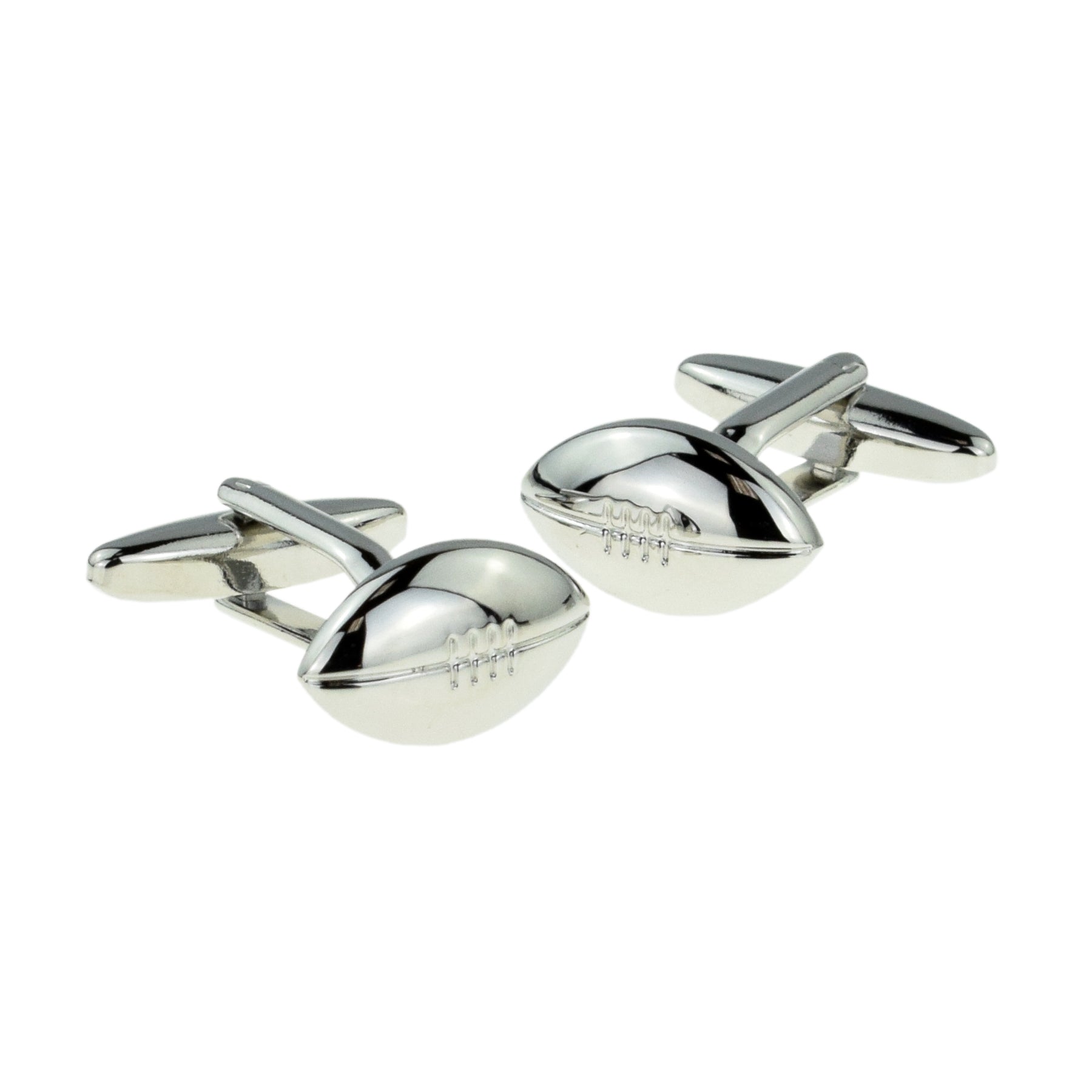 Flat Design Rugby Ball Cufflinks | Ashton and Finch