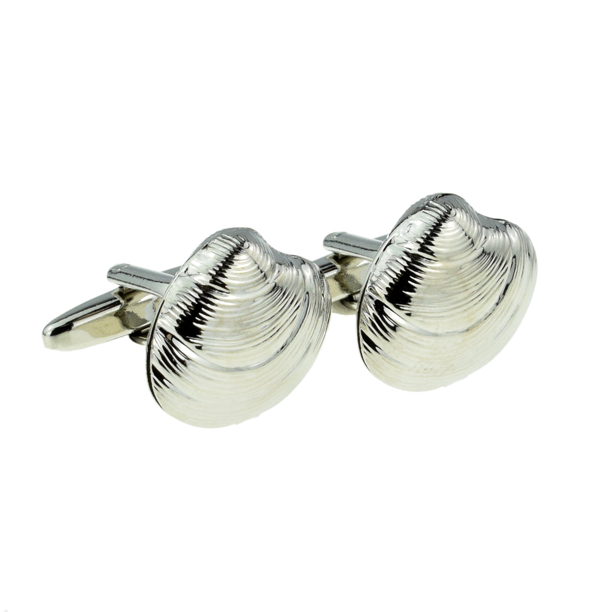 Clam Shell Design Cufflinks | Ashton and Finch