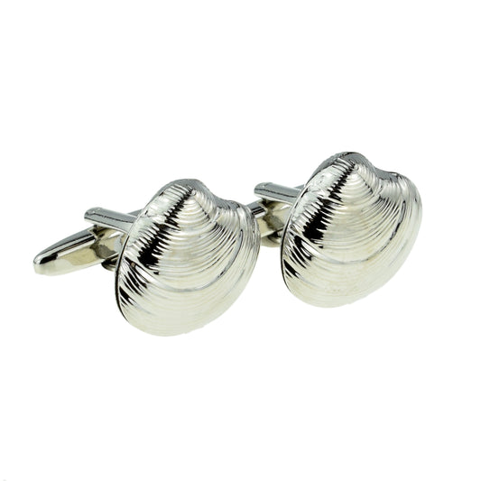 Clam Shell Design Cufflinks | Ashton and Finch