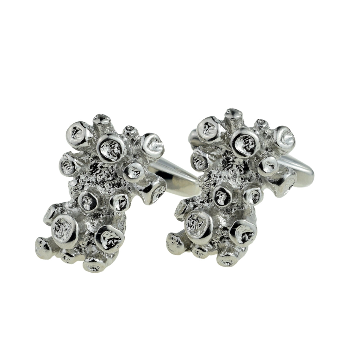 Metal Coral Reef Cufflinks, Themed for 35th Anniversary Coral | Ashton and Finch