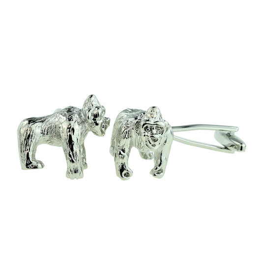 Full 3D Gorilla Design Cufflinks | Ashton and Finch
