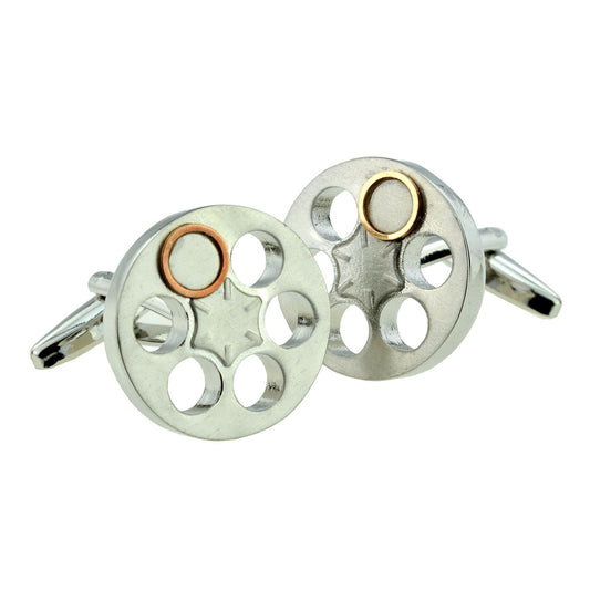 Bullet in Gun Chamber Cufflinks | Ashton and Finch