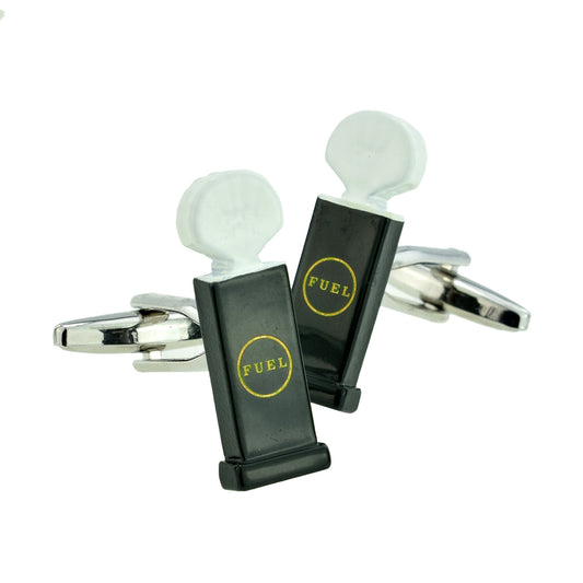 Retro Fuel Pump Design Cufflinks | Ashton and Finch