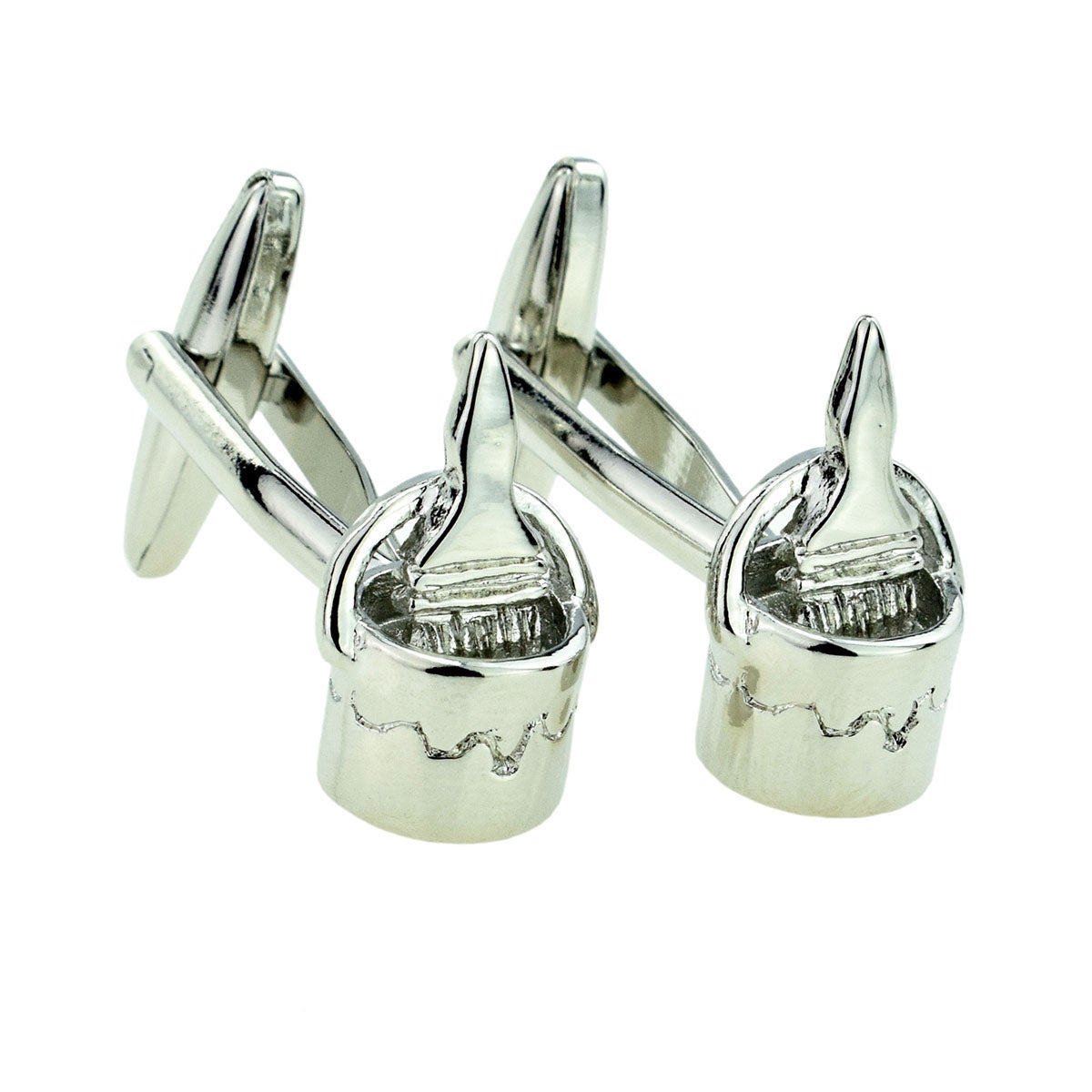 Paint Brush in Paint Pot Design Cufflinks | Ashton and Finch