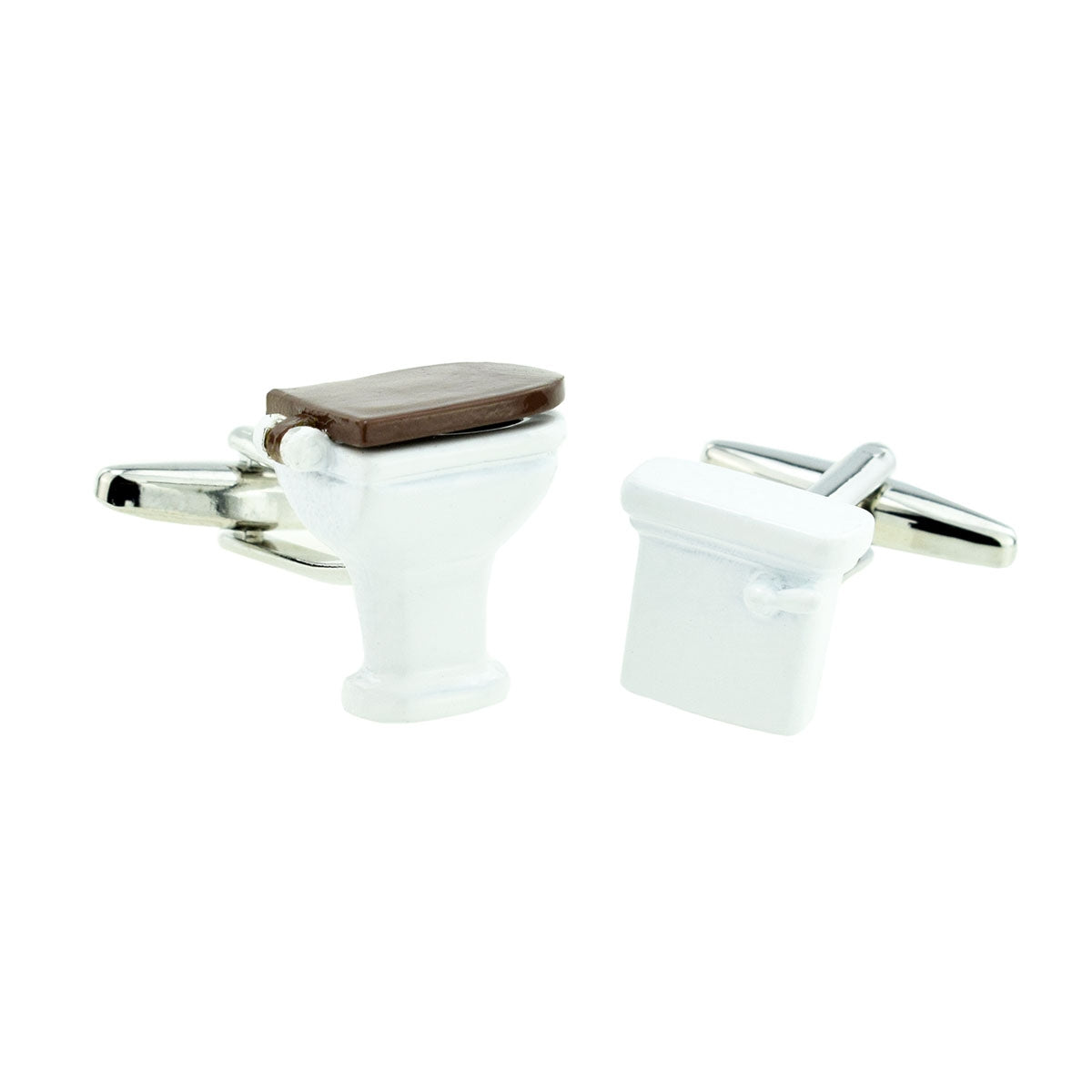Fun Toilet with Moving Lid & Cistern Cufflinks | Ashton and Finch